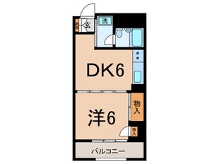 朝日中目黒マンション(404)の物件間取画像